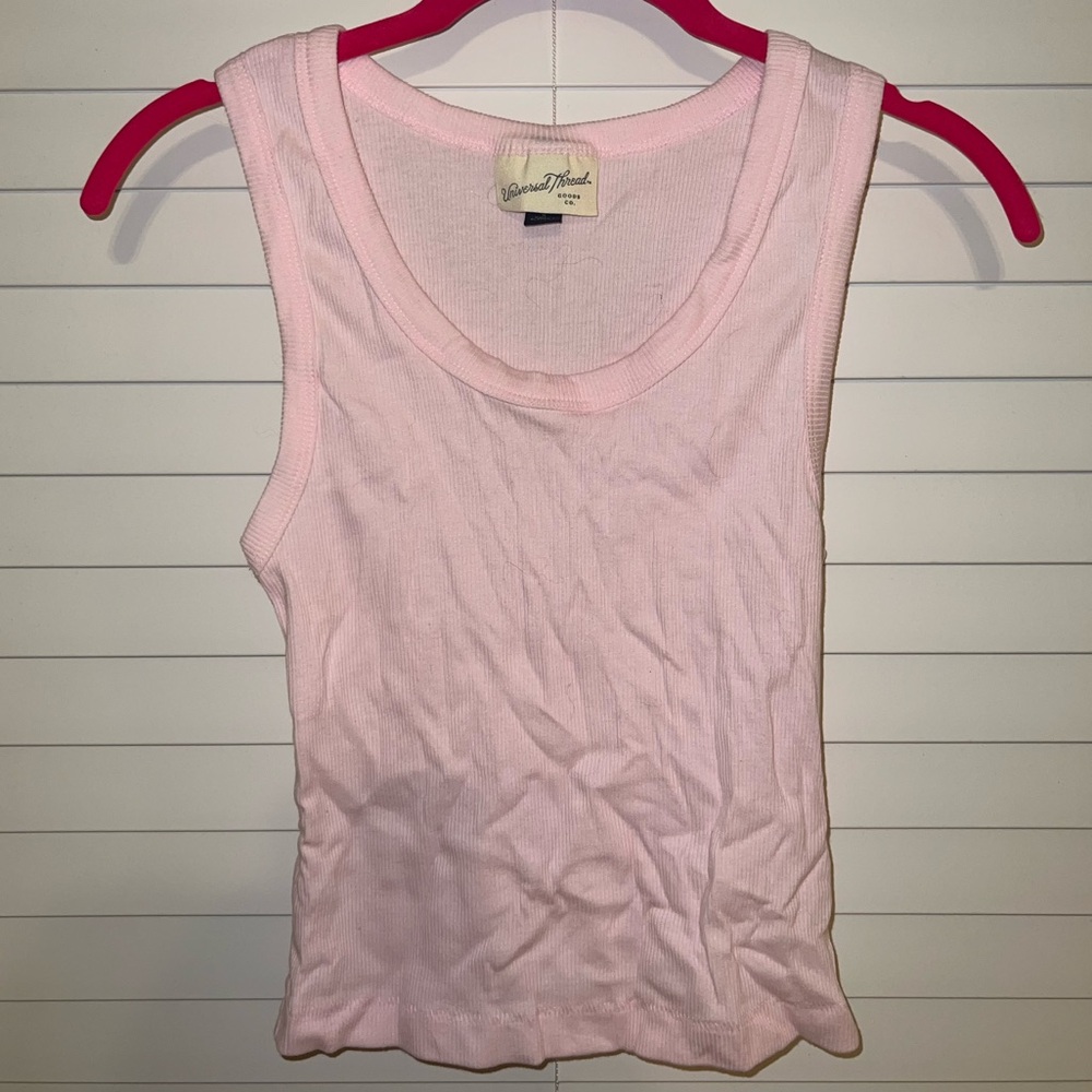 Pink tank top